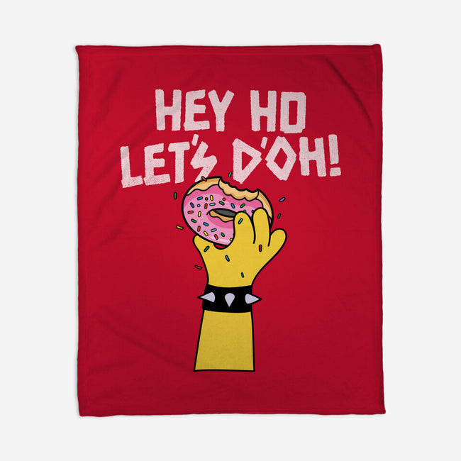 Hey Ho Let's D'Oh-None-Fleece-Blanket-OPIPPI