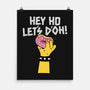 Hey Ho Let's D'Oh-None-Matte-Poster-OPIPPI