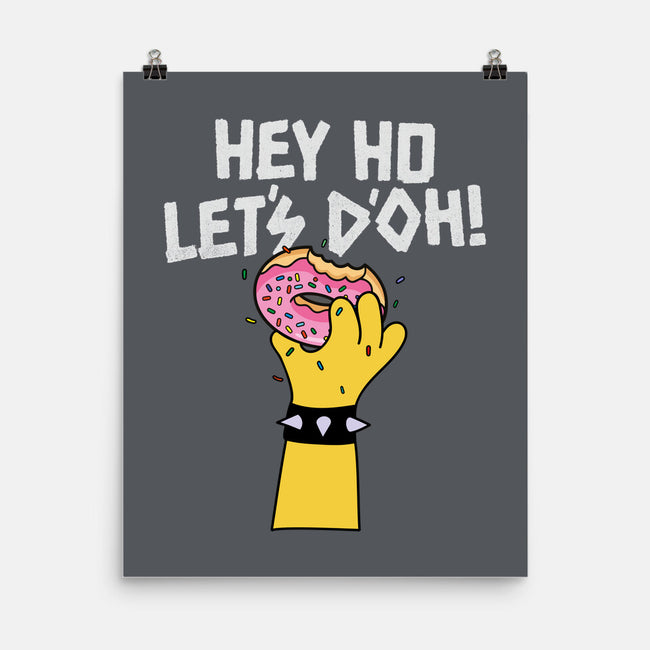 Hey Ho Let's D'Oh-None-Matte-Poster-OPIPPI