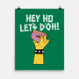 Hey Ho Let's D'Oh-None-Matte-Poster-OPIPPI