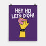 Hey Ho Let's D'Oh-None-Matte-Poster-OPIPPI