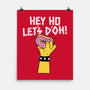 Hey Ho Let's D'Oh-None-Matte-Poster-OPIPPI