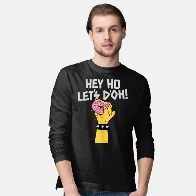 Hey Ho Let's D'Oh-Mens-Long Sleeved-Tee-OPIPPI