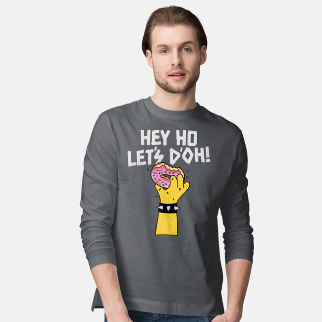 Hey Ho Let's D'Oh-Mens-Long Sleeved-Tee-OPIPPI