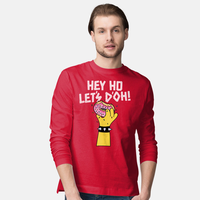Hey Ho Let's D'Oh-Mens-Long Sleeved-Tee-OPIPPI