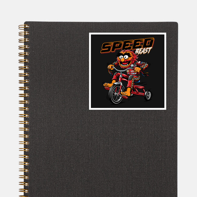 Speed Beast-None-Glossy-Sticker-OPIPPI