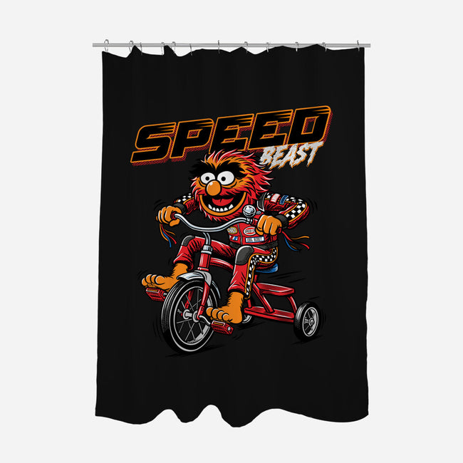 Speed Beast-None-Polyester-Shower Curtain-OPIPPI