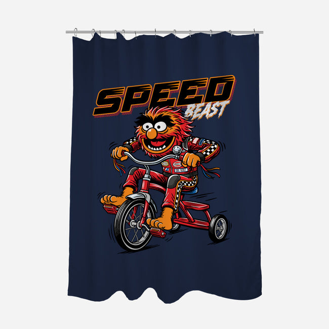 Speed Beast-None-Polyester-Shower Curtain-OPIPPI