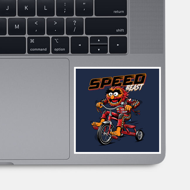 Speed Beast-None-Glossy-Sticker-OPIPPI