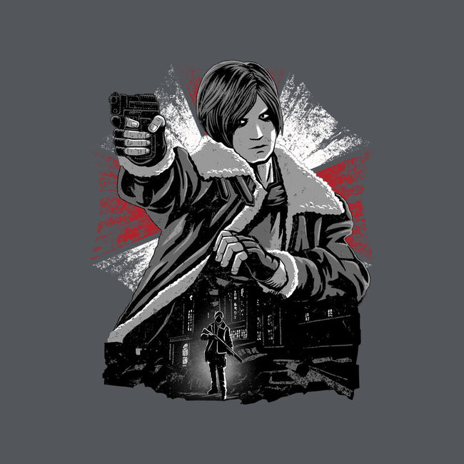 Cop Zombie Hunter-Womens-Basic-Tee-rmatix