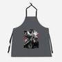 Cop Zombie Hunter-Unisex-Kitchen-Apron-rmatix