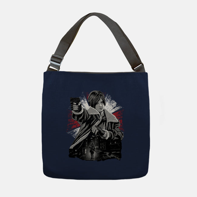 Cop Zombie Hunter-None-Adjustable Tote-Bag-rmatix