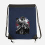 Cop Zombie Hunter-None-Drawstring-Bag-rmatix