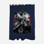 Cop Zombie Hunter-None-Polyester-Shower Curtain-rmatix