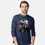 Cop Zombie Hunter-Mens-Long Sleeved-Tee-rmatix