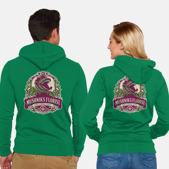 Mushnik's Florist-Unisex-Zip-Up-Sweatshirt-CarloJ1956