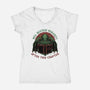 After This Chapter-Womens-V-Neck-Tee-glitchygorilla