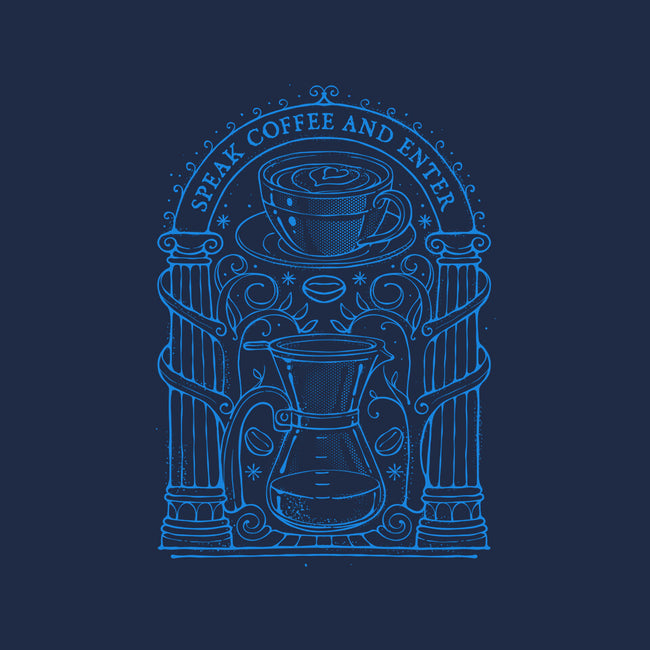Speak Coffee And Enter-Youth-Pullover-Sweatshirt-glitchygorilla