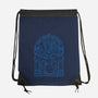 Speak Coffee And Enter-None-Drawstring-Bag-glitchygorilla