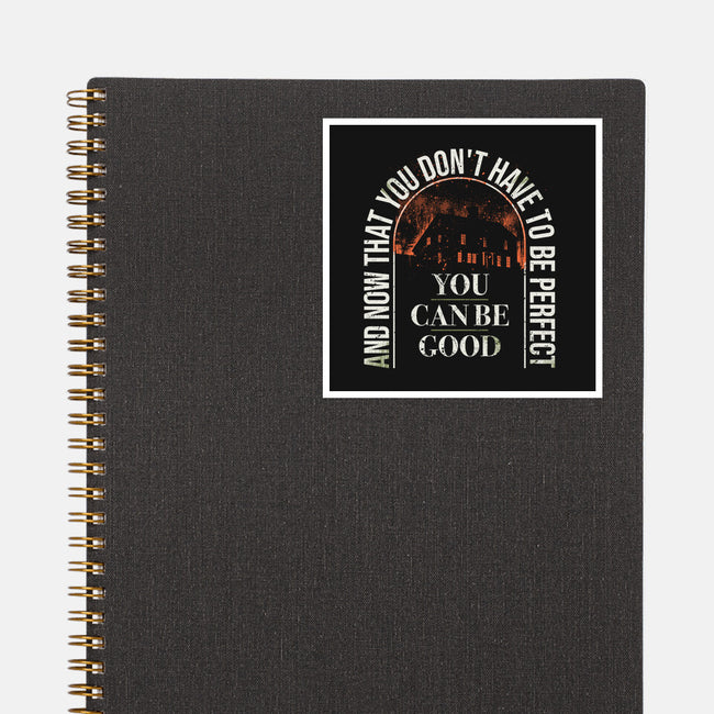 You Can Be Good-None-Glossy-Sticker-rocketman_art
