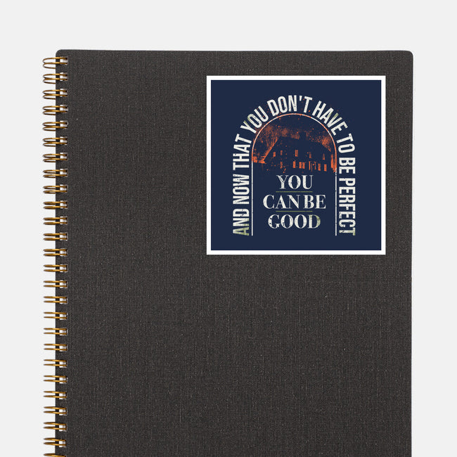 You Can Be Good-None-Glossy-Sticker-rocketman_art
