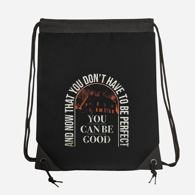 You Can Be Good-None-Drawstring-Bag-rocketman_art
