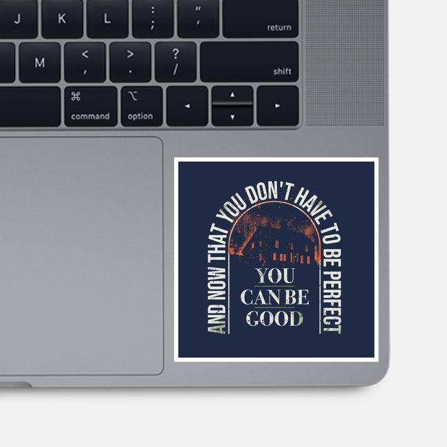 You Can Be Good-None-Glossy-Sticker-rocketman_art