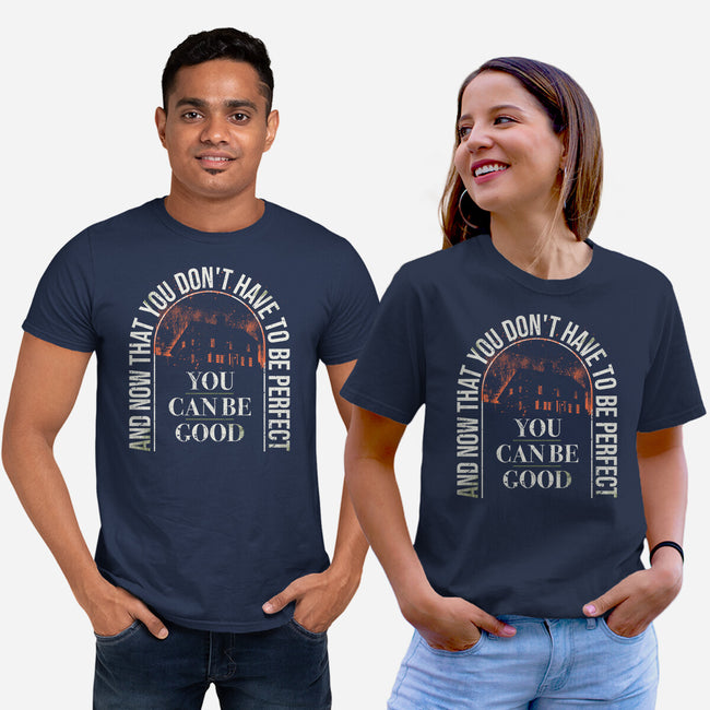 You Can Be Good-Unisex-Basic-Tee-rocketman_art