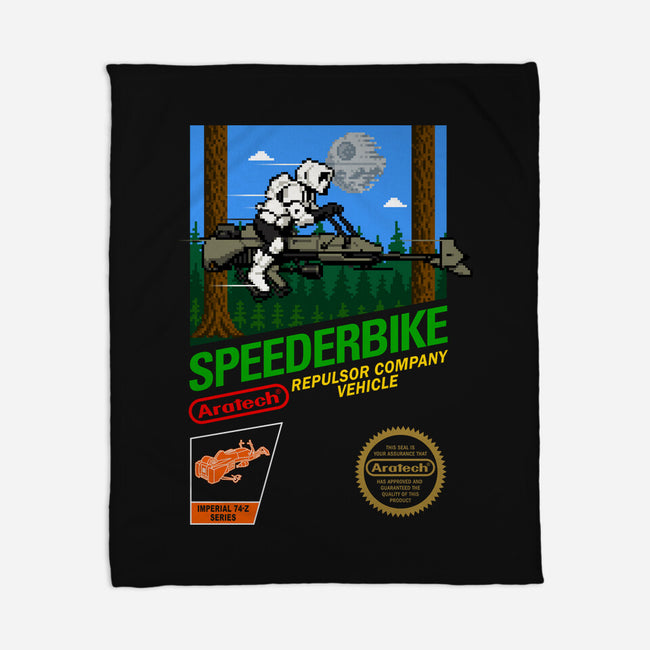 Speederbike-None-Fleece-Blanket-Wheels
