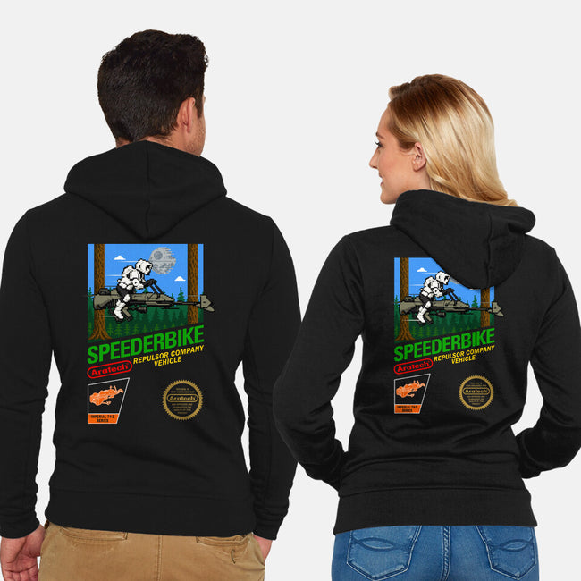 Speederbike-Unisex-Zip-Up-Sweatshirt-Wheels