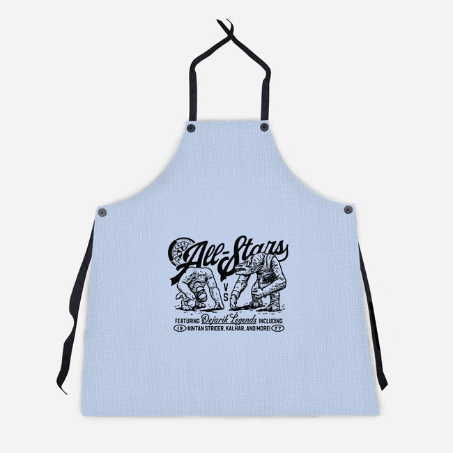 Holochess All-Stars-Unisex-Kitchen-Apron-Wheels