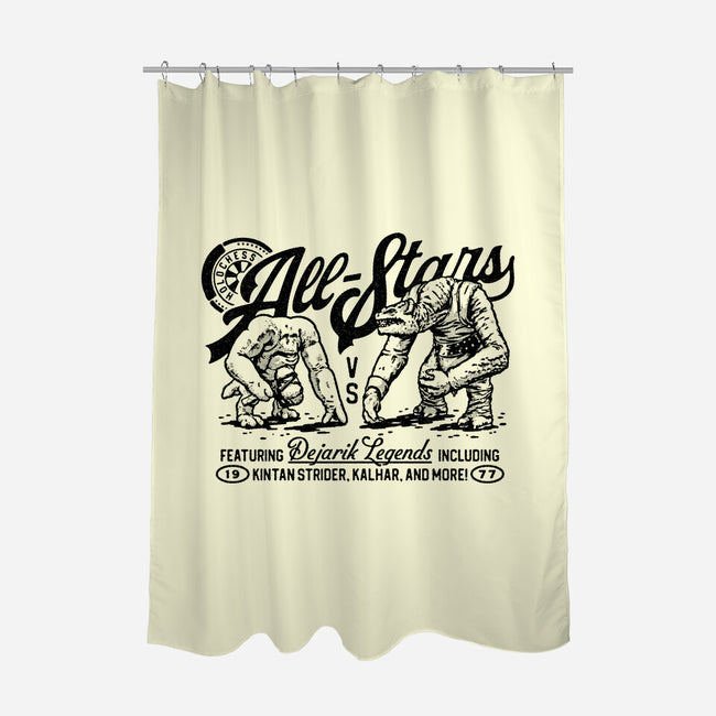 Holochess All-Stars-None-Polyester-Shower Curtain-Wheels