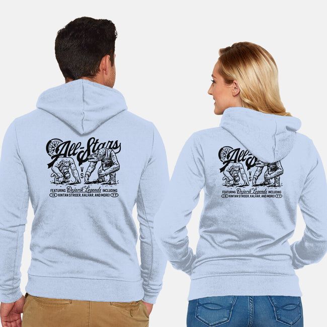 Holochess All-Stars-Unisex-Zip-Up-Sweatshirt-Wheels