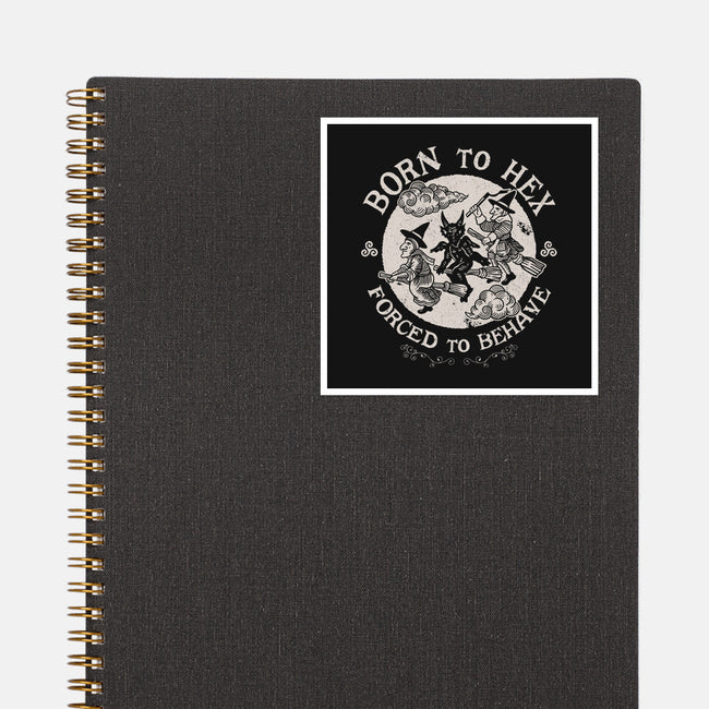 Born To Hex-None-Glossy-Sticker-Nemons