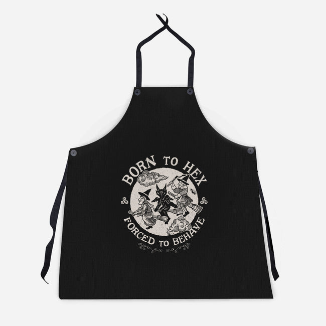 Born To Hex-Unisex-Kitchen-Apron-Nemons