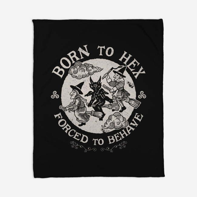 Born To Hex-None-Fleece-Blanket-Nemons