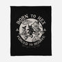 Born To Hex-None-Fleece-Blanket-Nemons
