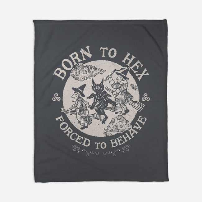 Born To Hex-None-Fleece-Blanket-Nemons