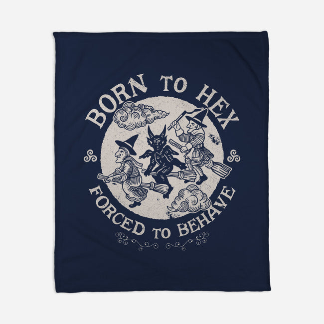 Born To Hex-None-Fleece-Blanket-Nemons