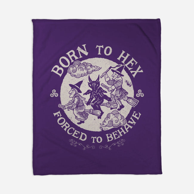 Born To Hex-None-Fleece-Blanket-Nemons