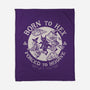 Born To Hex-None-Fleece-Blanket-Nemons