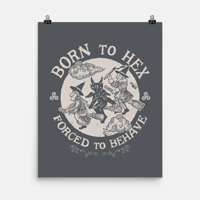 Born To Hex-None-Matte-Poster-Nemons