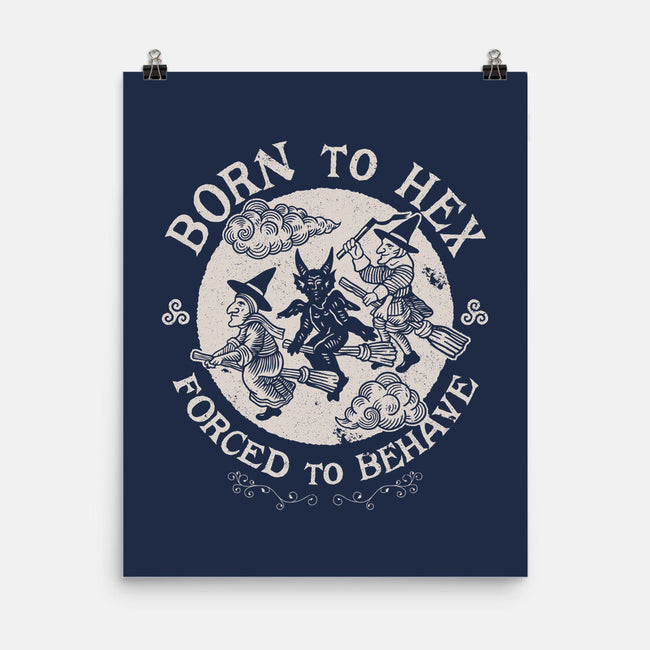 Born To Hex-None-Matte-Poster-Nemons