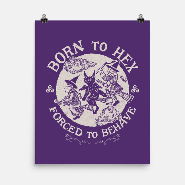 Born To Hex-None-Matte-Poster-Nemons