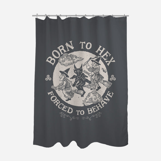 Born To Hex-None-Polyester-Shower Curtain-Nemons