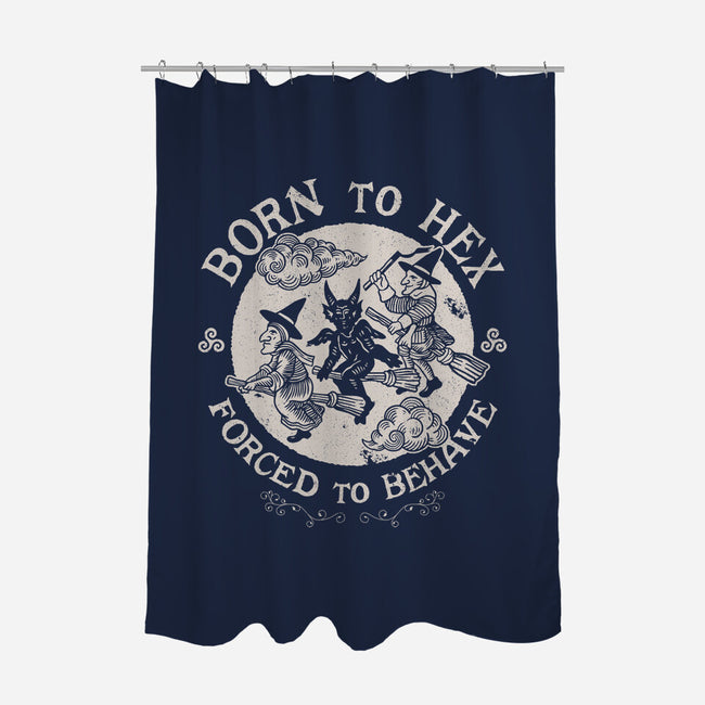 Born To Hex-None-Polyester-Shower Curtain-Nemons