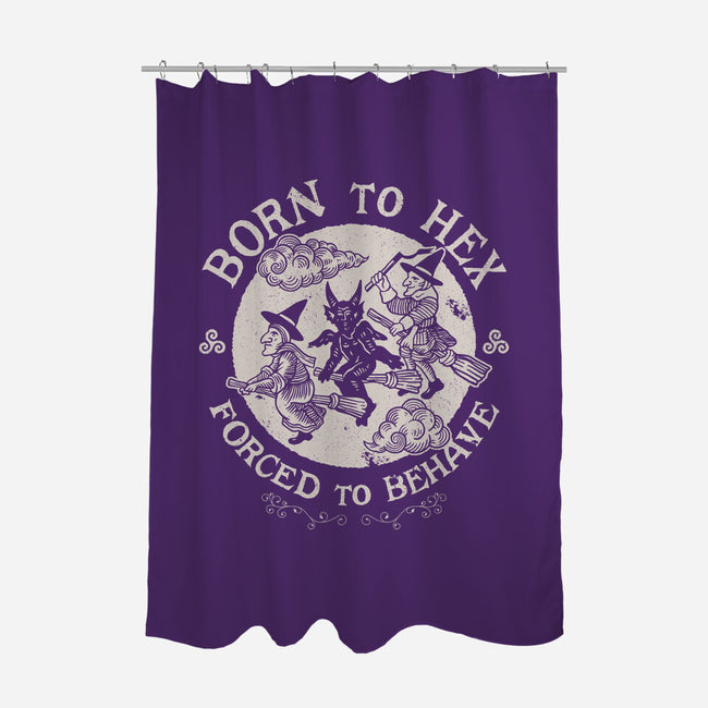 Born To Hex-None-Polyester-Shower Curtain-Nemons