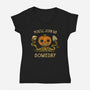 You'll Join Us-Womens-V-Neck-Tee-kg07