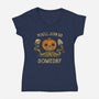 You'll Join Us-Womens-V-Neck-Tee-kg07