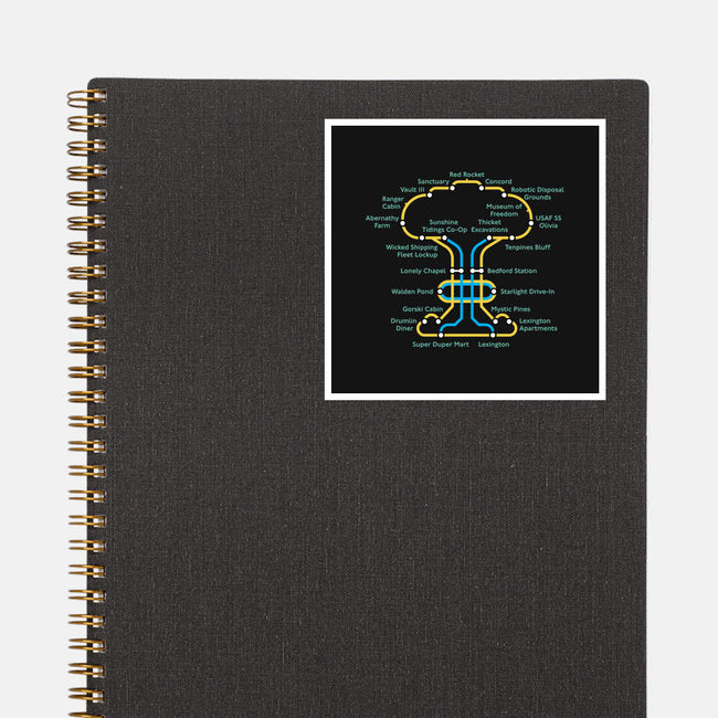 Wasteland Underground Map-None-Glossy-Sticker-rocketman_art